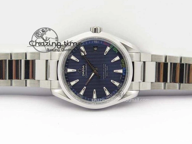 0428 Aqua Terra ‘PyeongChang 2018’ V6F Best Edition Blue Dial On SS Bracelet A UrbanChic 8251